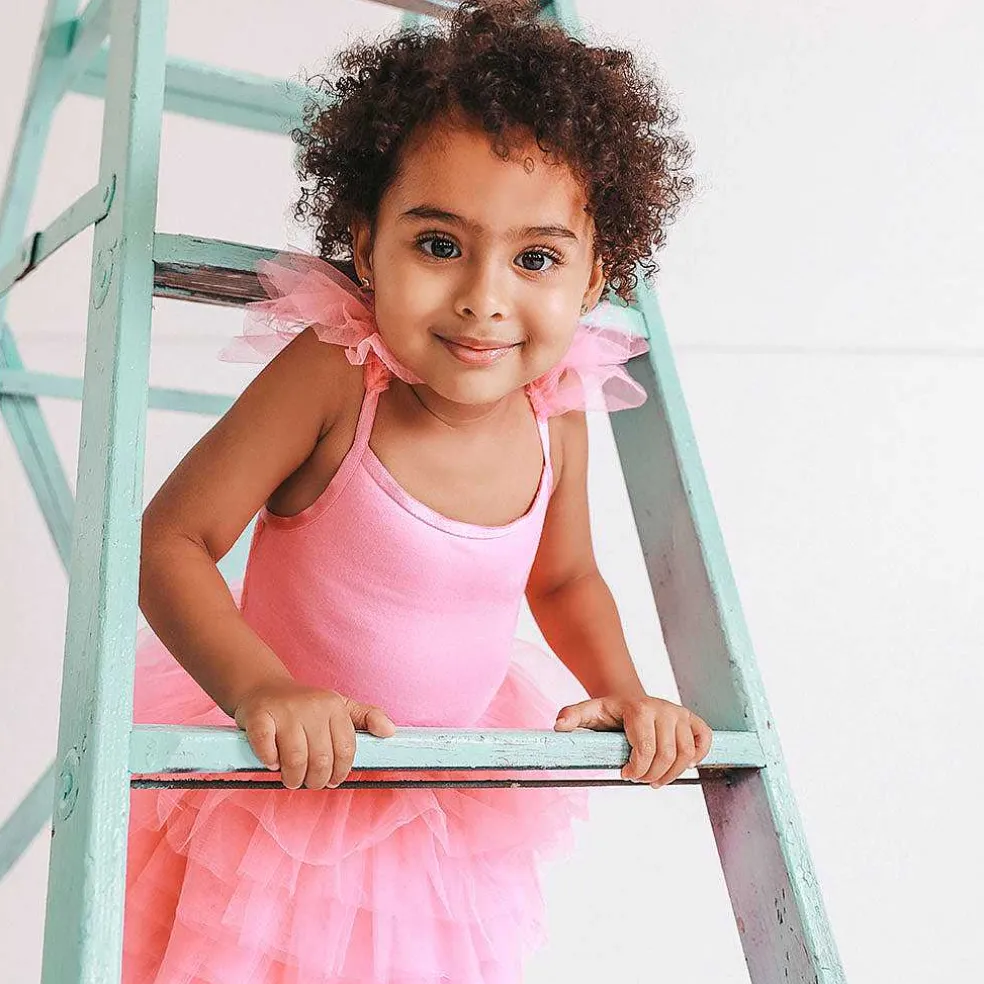 Posh Peanut Tulle Smocked Dress Cheap