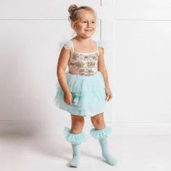 Posh Peanut Tulle Smocked Dress Sale