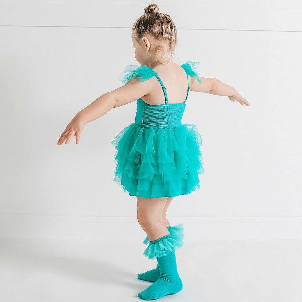Posh Peanut Tulle Smocked Dress Store