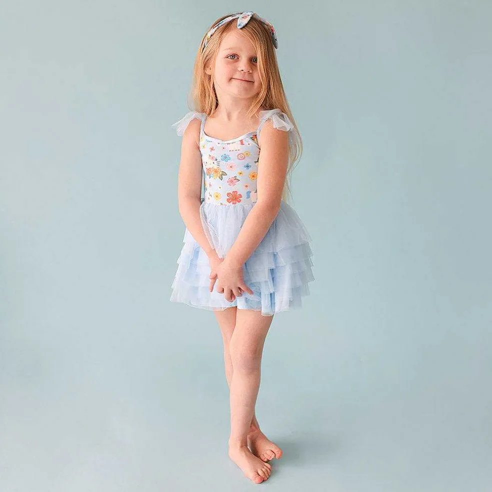Posh Peanut Tulle Smocked Dress Cheap