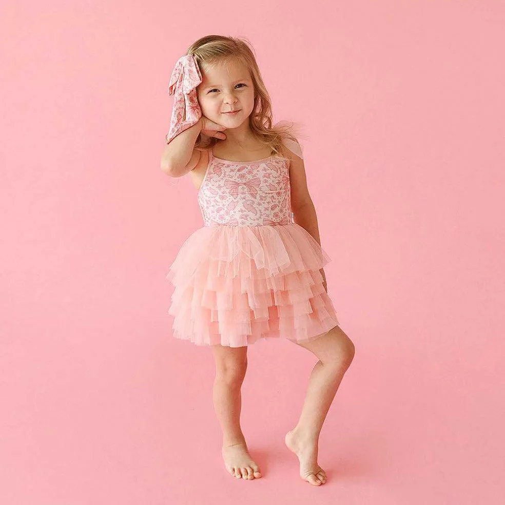 Posh Peanut Tulle Smocked Dress Cheap