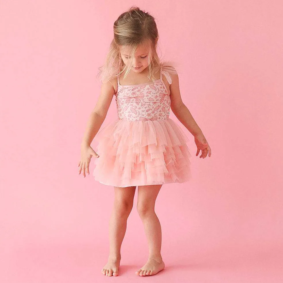 Posh Peanut Tulle Smocked Dress Cheap
