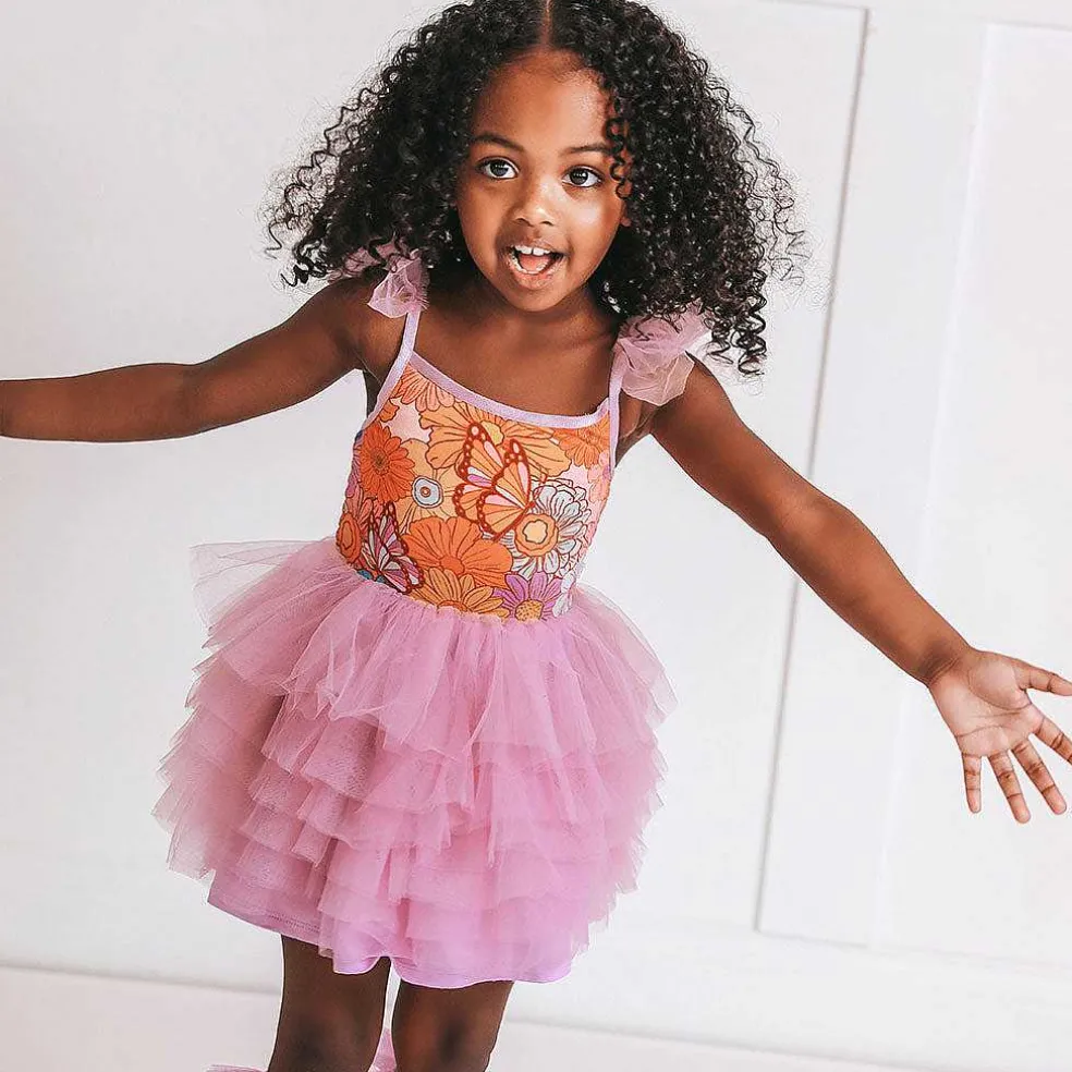 Posh Peanut Tulle Smocked Dress Flash Sale