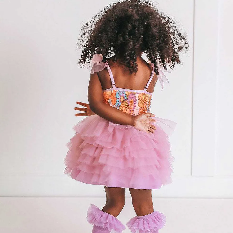 Posh Peanut Tulle Smocked Dress Flash Sale