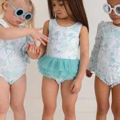 Posh Peanut Tulle Swimsuit New