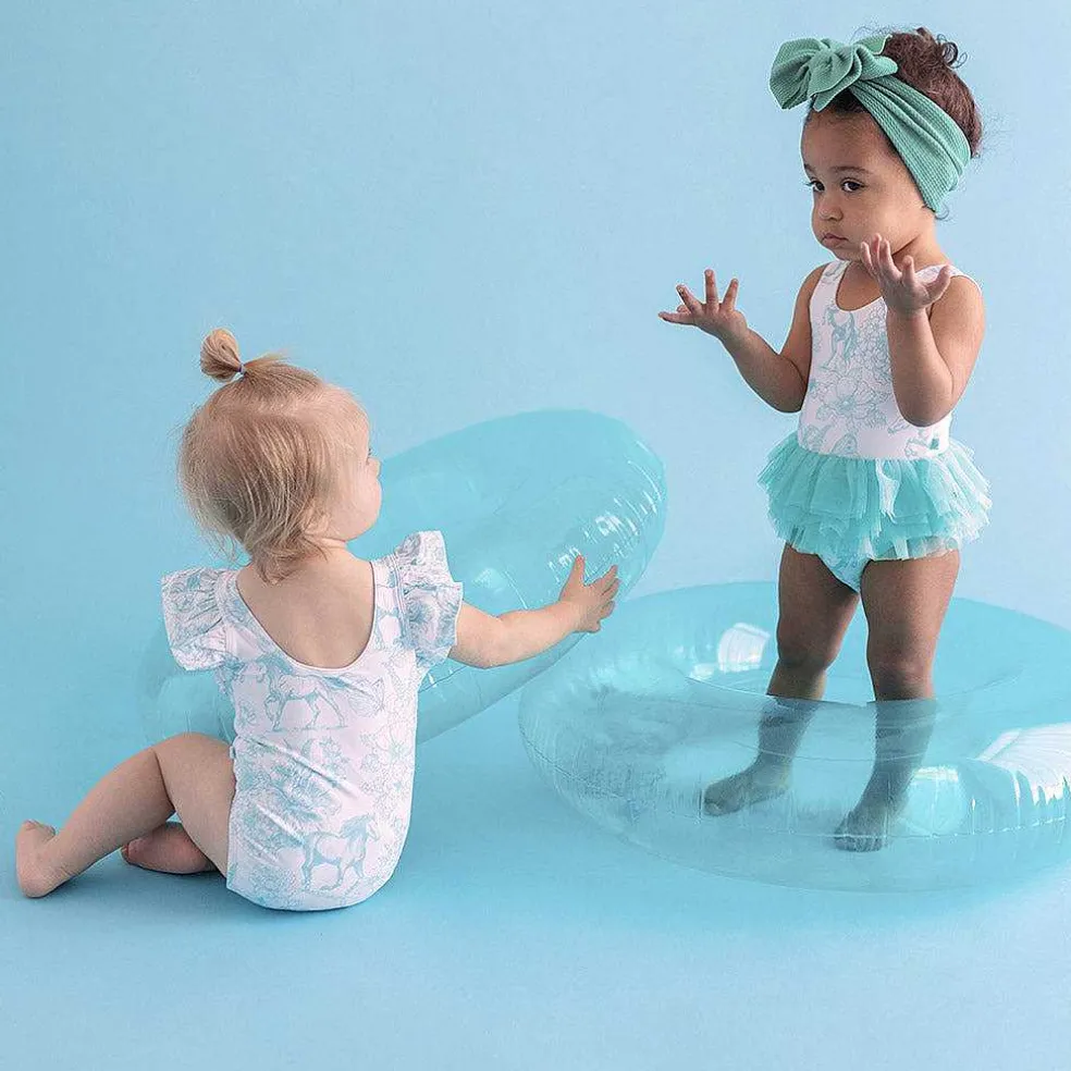 Posh Peanut Tulle Swimsuit New