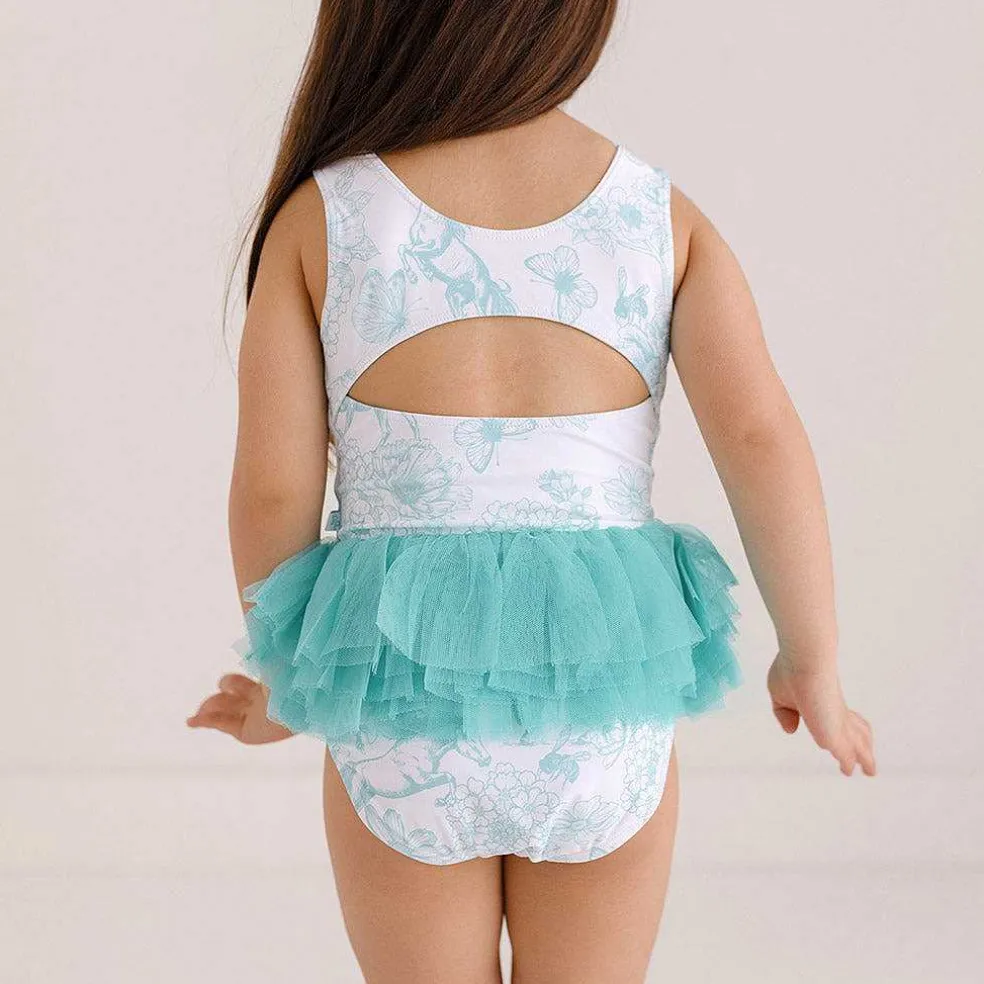 Posh Peanut Tulle Swimsuit New