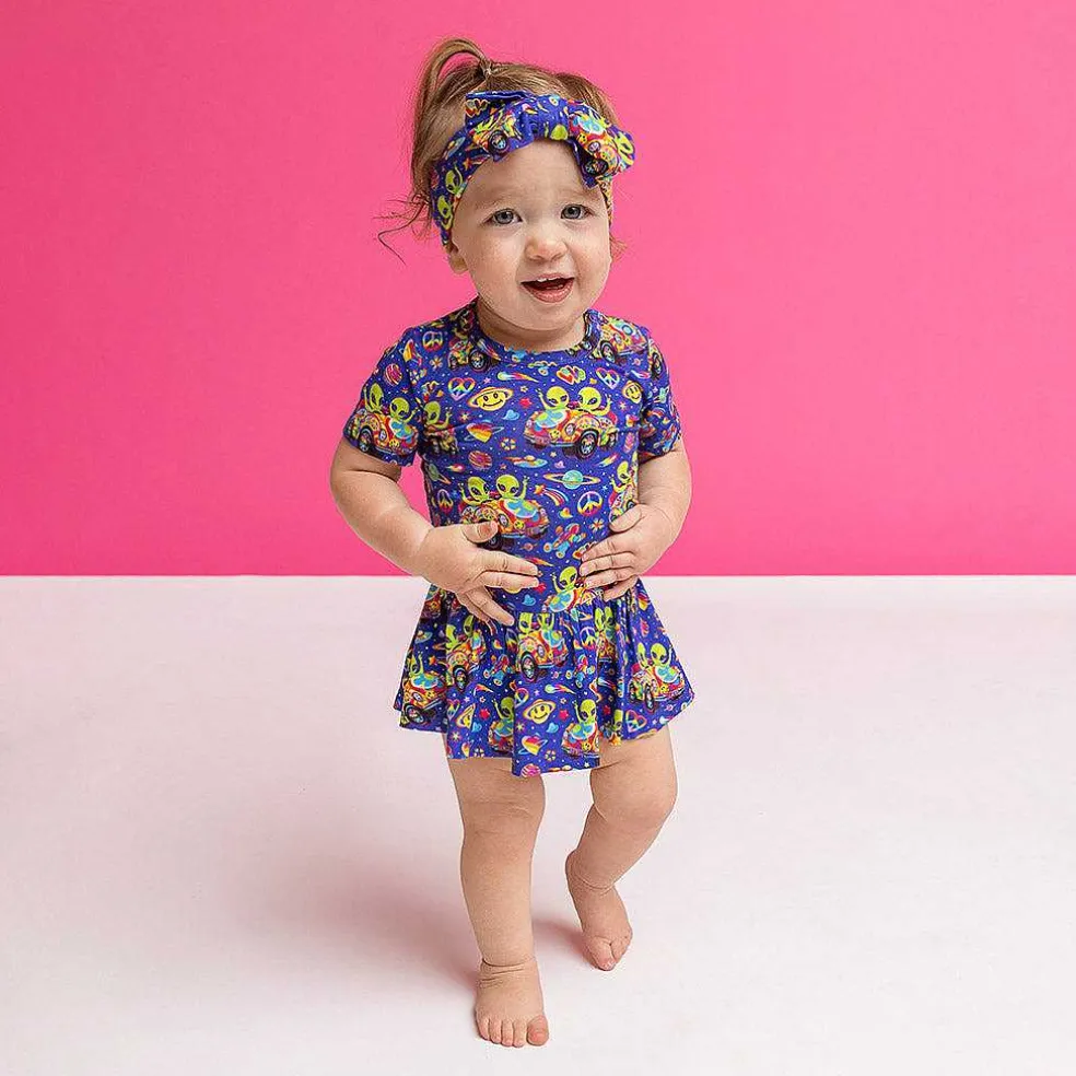 Posh Peanut Twirl Skirt Bodysuit Dress Clearance