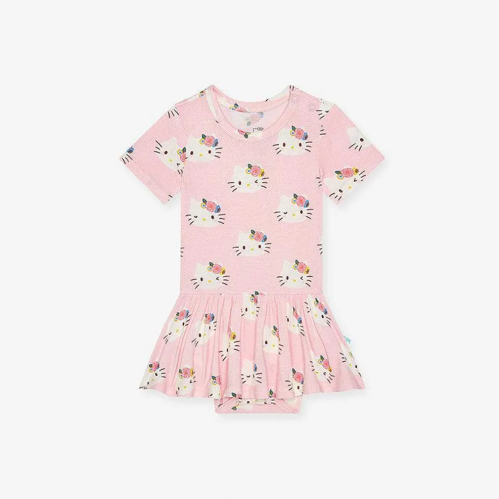 Posh Peanut Twirl Skirt Bodysuit Dress Cheap