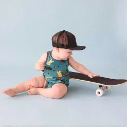 Posh Peanut Varsity Romper Store