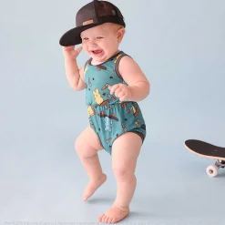 Posh Peanut Varsity Romper Store