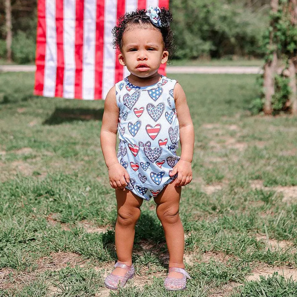Posh Peanut Varsity Romper Store