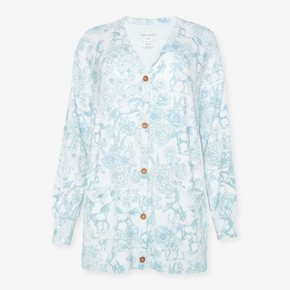 Posh Peanut Women'S French Terry Cardigan Online