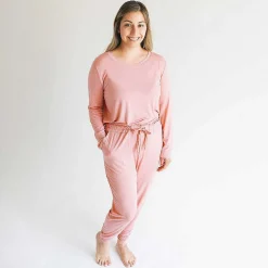 Posh Peanut Women'S Long Sleeve Scoop Loungewear New