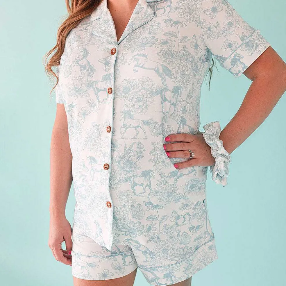 Posh Peanut Women'S Luxe Pajama Short Set Cheap