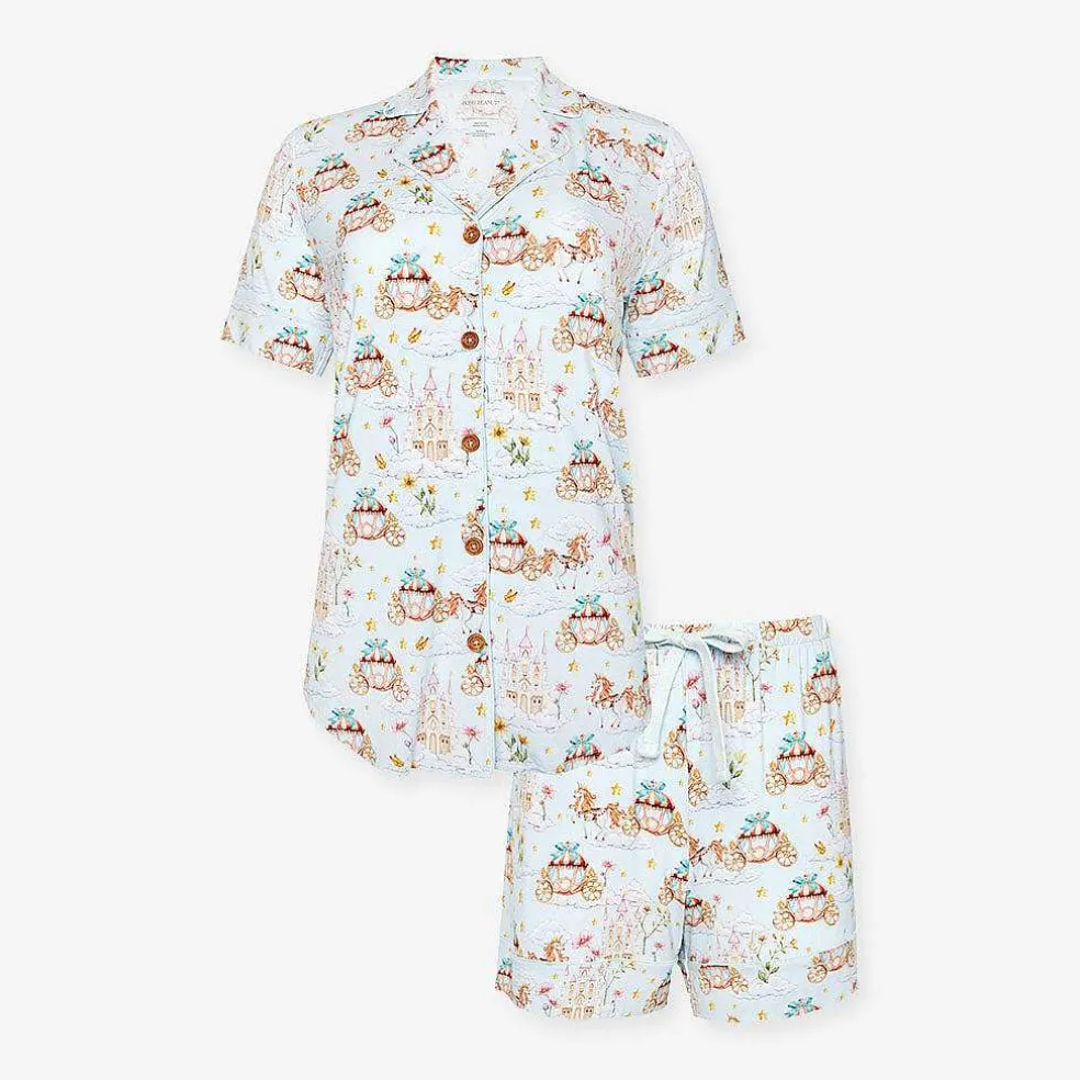 Posh Peanut Women'S Luxe Pajama Short Set Fashion