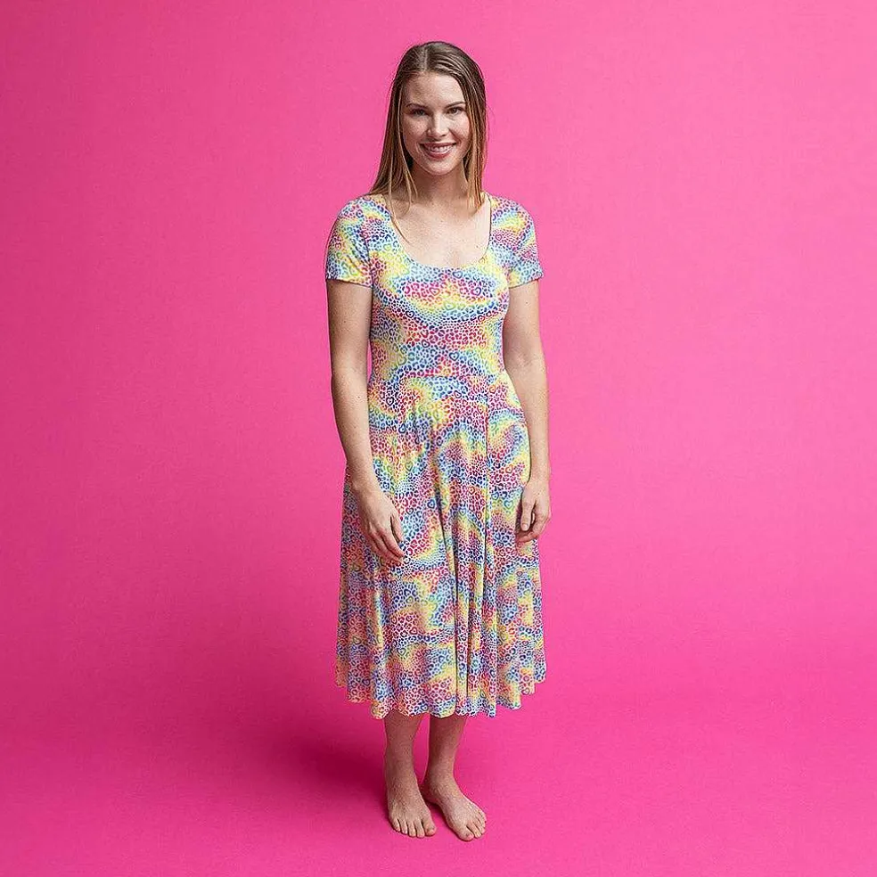 Posh Peanut Women'S Scoop Midi Dress Store
