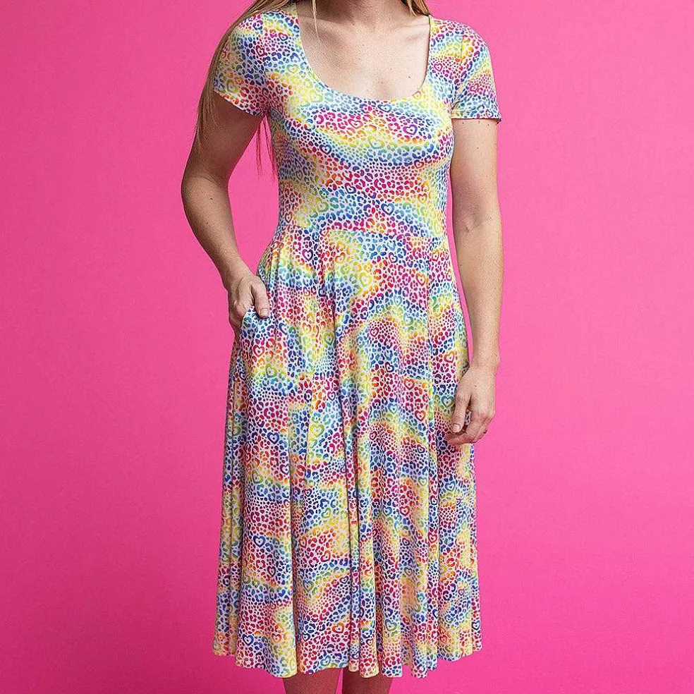 Posh Peanut Women'S Scoop Midi Dress Store