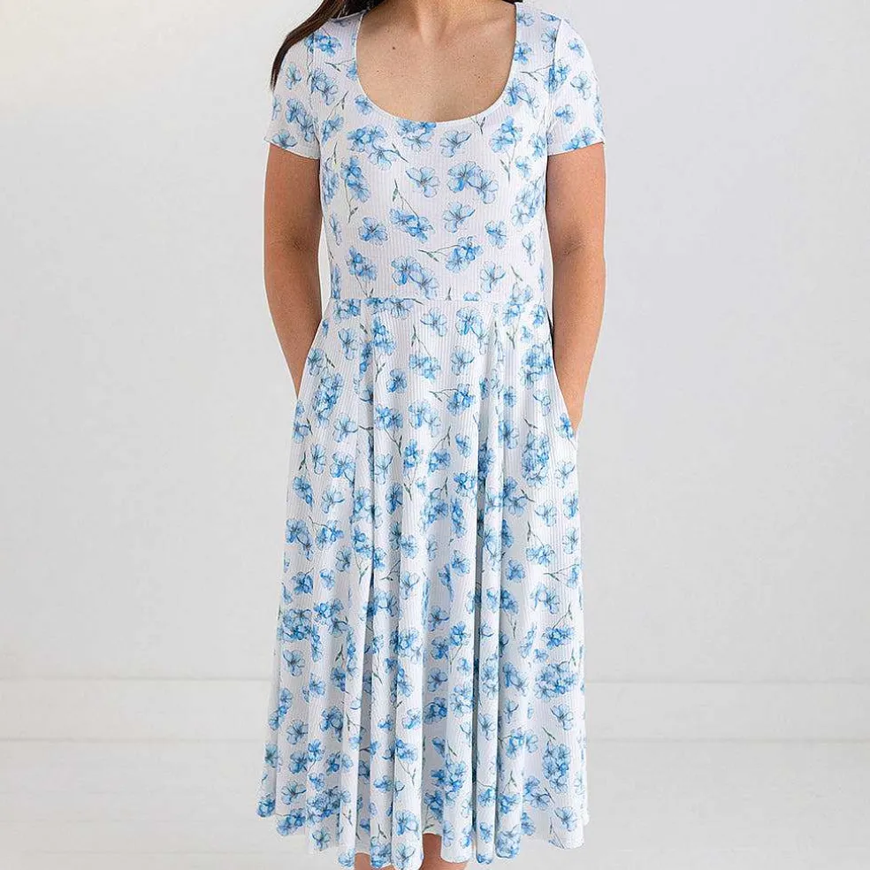 Posh Peanut Women'S Scoop Midi Dress Cheap