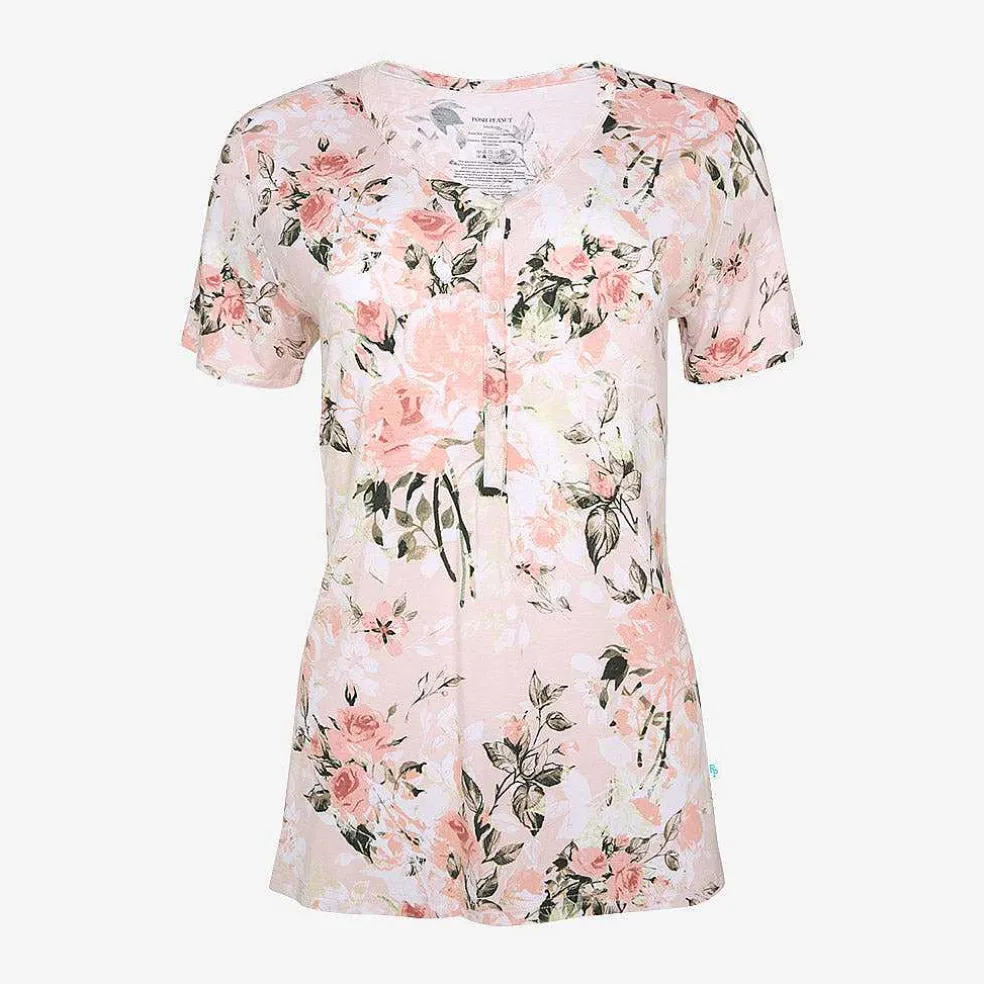 Posh Peanut Women'S Short Sleeve Loungewear Discount