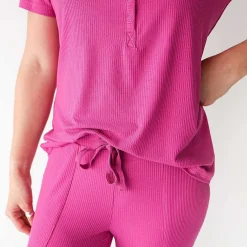 Posh Peanut Women'S Short Sleeve Loungewear Best Sale