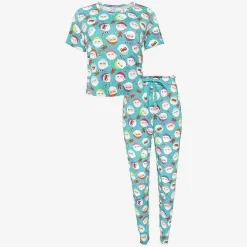 Posh Peanut Women'S Short Sleeve Scoop Loungewear Fashion