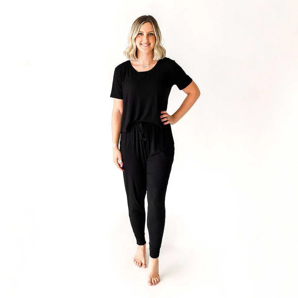 Posh Peanut Women'S Short Sleeve Scoop Loungewear New