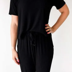 Posh Peanut Women'S Short Sleeve Scoop Loungewear New