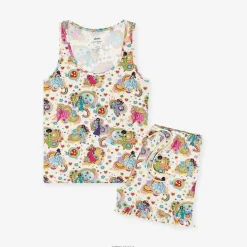 Posh Peanut Women'S Tank Ruffled Short Set Online