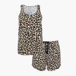 Posh Peanut Women'S Tank Ruffled Short Set Clearance