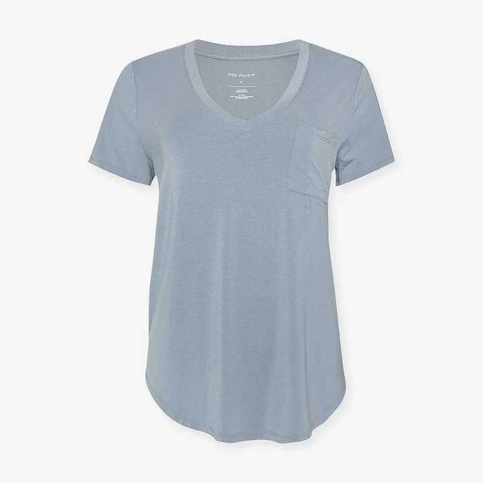 Posh Peanut Women'S V-Neck Tee Cheap