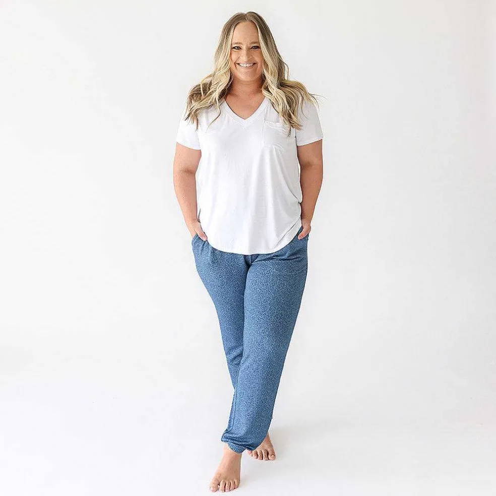 Posh Peanut Women'S White V-Neck Tee Best