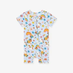 Posh Peanut Zippered Romper Shop