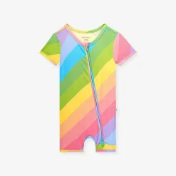 Posh Peanut Zippered Romper Sale