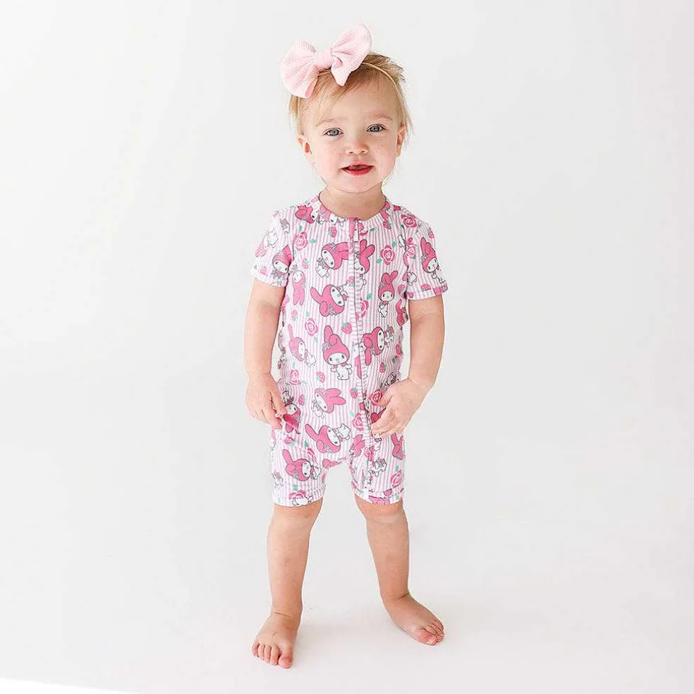 Posh Peanut Zippered Romper Sale