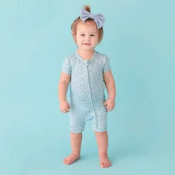 Posh Peanut Zippered Romper Hot